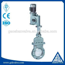 Electric hydraulic knife gate valve